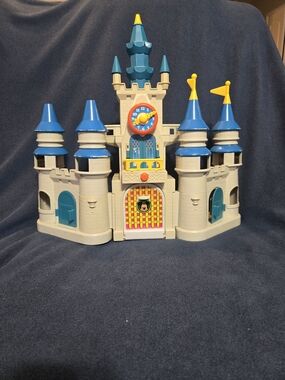 Classic Blue & Gray Castle Playset - Kids Toys